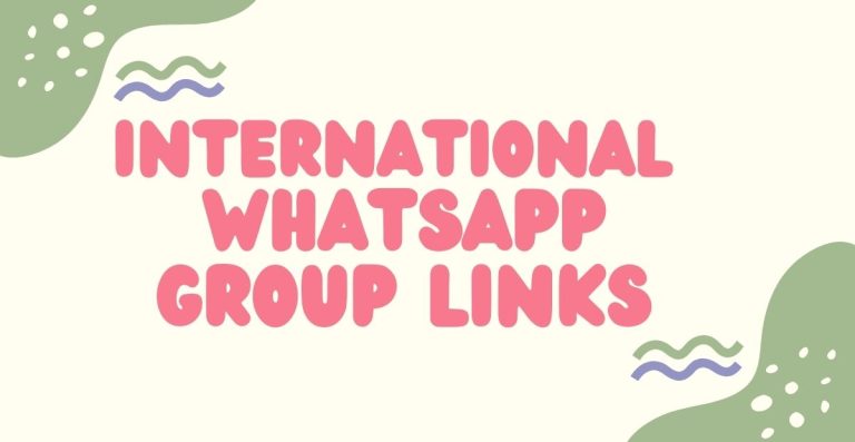 International WhatsApp Group Links