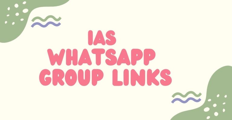 IAS WhatsApp Group Links