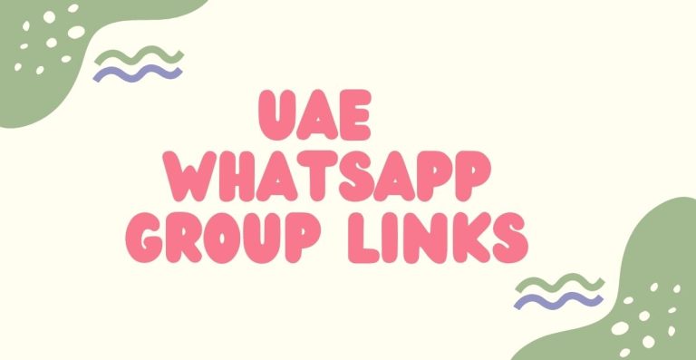 UAE WhatsApp Group Links